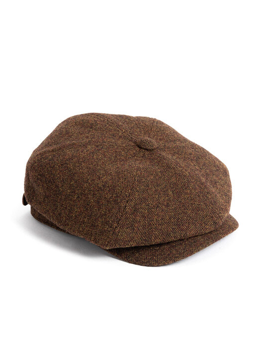 LB TWEED NEWSBOY CAP (brown)