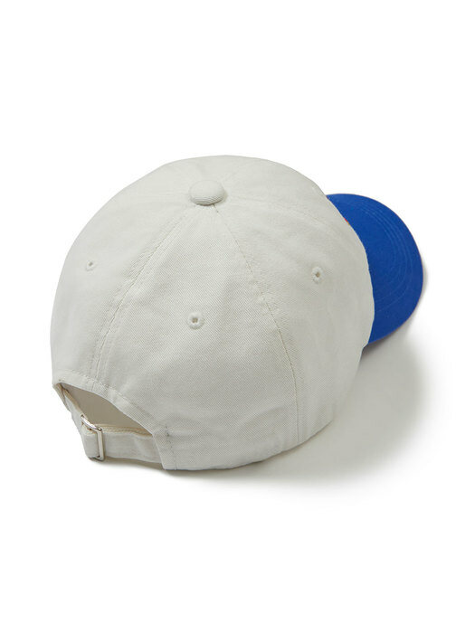 Colorblock Ball Cap White