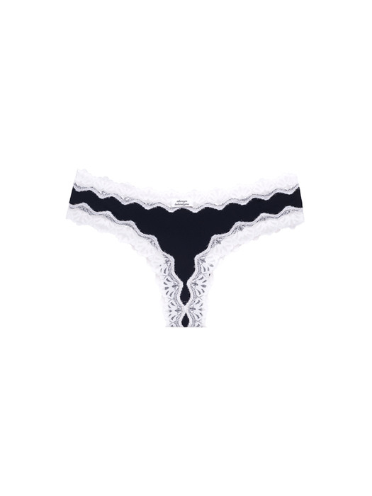 Taxte Brief black and ivory
