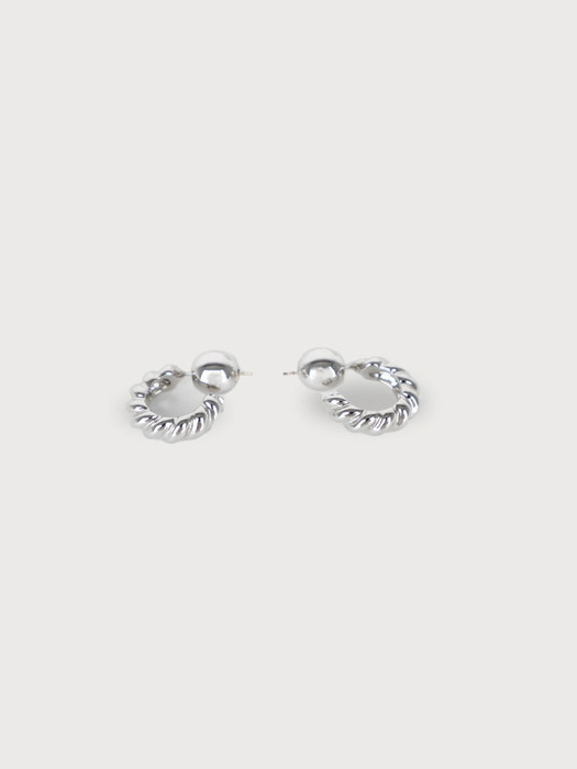 no.24 earring silver small