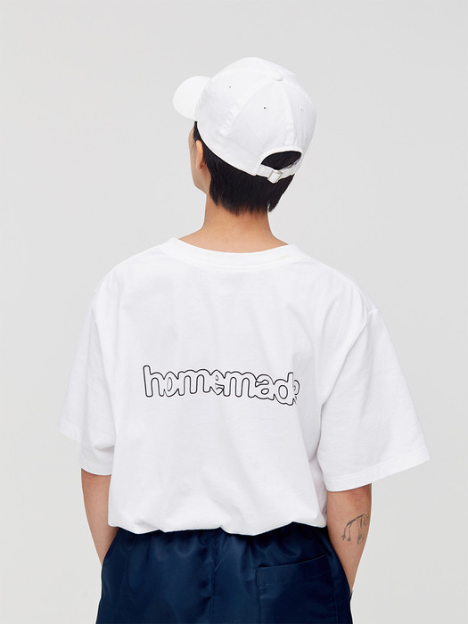 ZIONT_homemade Embroidery Cap_white