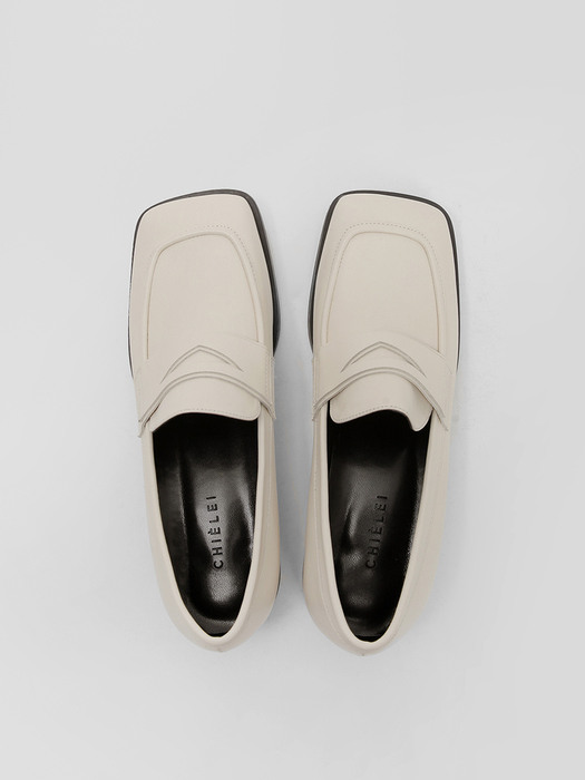 LAYERED SQUARE LOAFER [C2S03 IV]