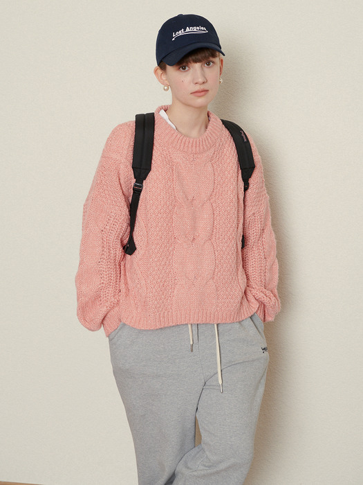 Lizy Knit_Pink Coral