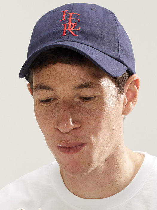 SYMBOL LOGO EMBROIDERY BALL CAP_NAVY