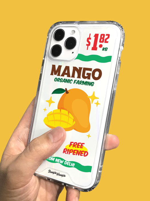 부기우기 범퍼클리어 케이스 - 망고(Mango)