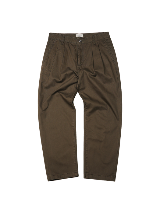 Tura Cotton Washed Pants (Brown)