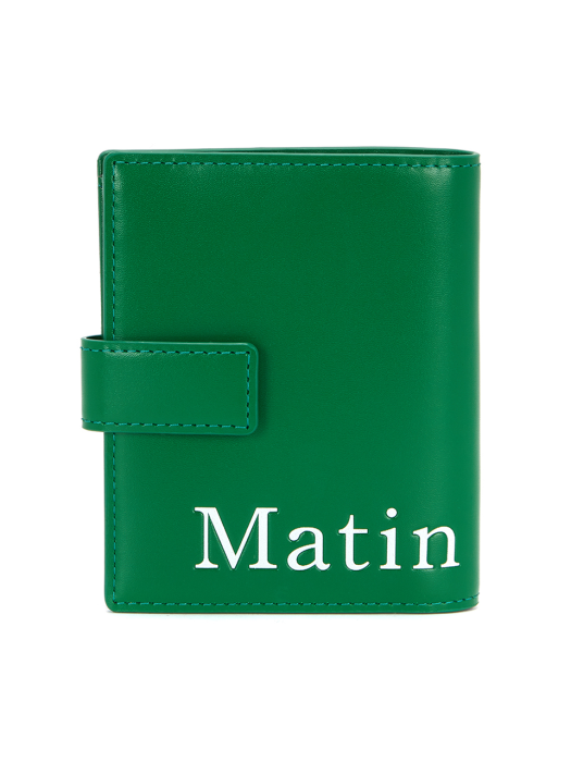MATIN KIM BASIC WALLET IN GREEN