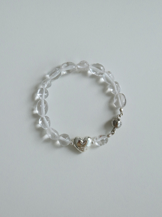 love pebble quartz bracelet