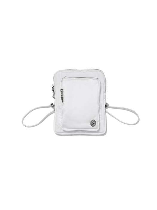 Satin Mini Bag White