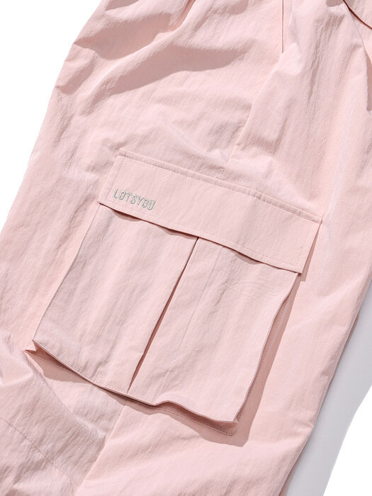 lotsyou_ Lindsay Cargo Pants Light Pink