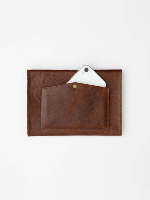 #002 Tablet Pouch_Brown
