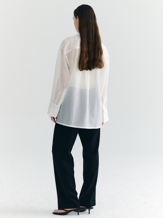 [Drama Signature] Pleated Straight Trousers_2color
