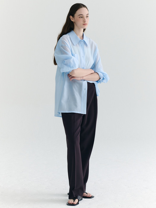 [Drama Signature] Pleated Straight Trousers_2color