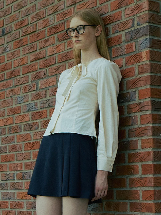 Pleated Mini Skirt_2color