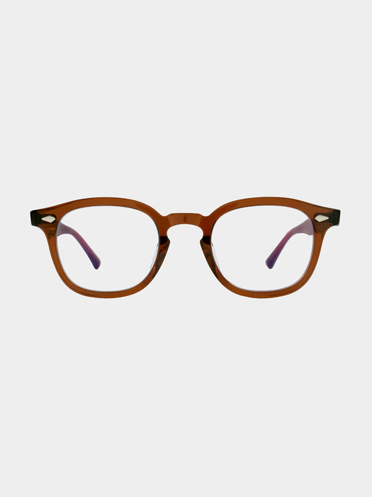 자이스 렌즈 남녀공용 블루라이트차단 뿔테 안경 LEO C4