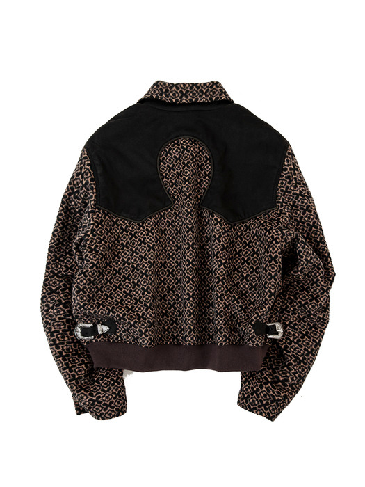 METAL BUCKLE WOOL BLOUSON_BR