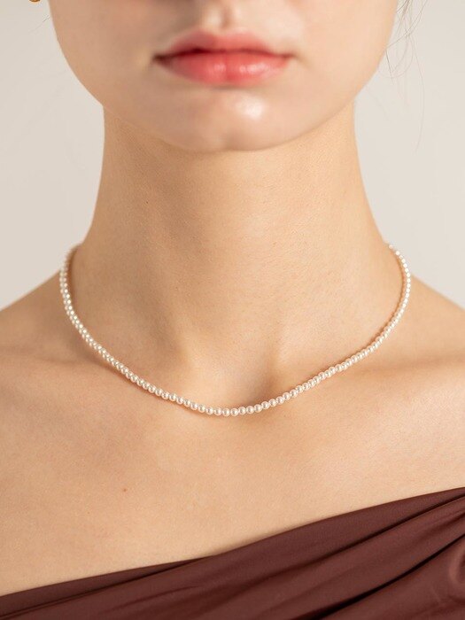 2023 Magnet Pearl Necklace_3mm(38cm)
