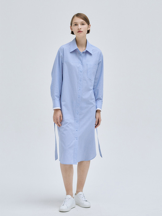 23SN basic shirts dress [2colors]