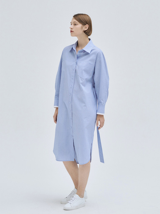 23SN basic shirts dress [2colors]