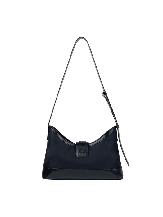 veil middle bag_nylon black