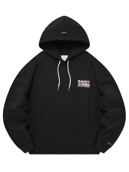 SP PEACE CLUB HOOD-BLACK