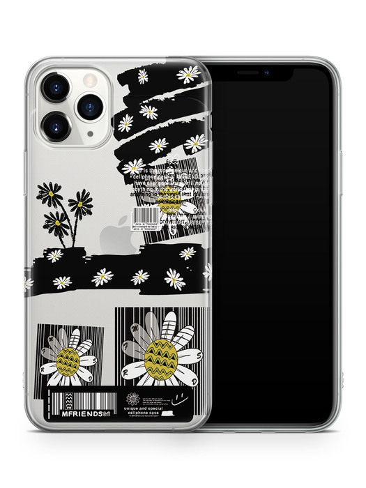 case_456_a tape flower_clear case
