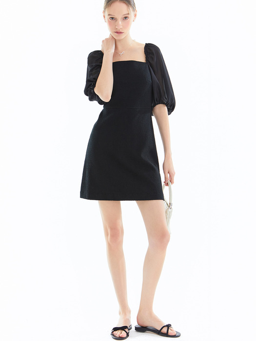 Suvi jersey tweed dress(2colors)