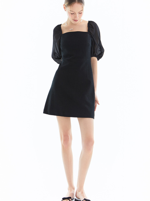 Suvi jersey tweed dress(2colors)