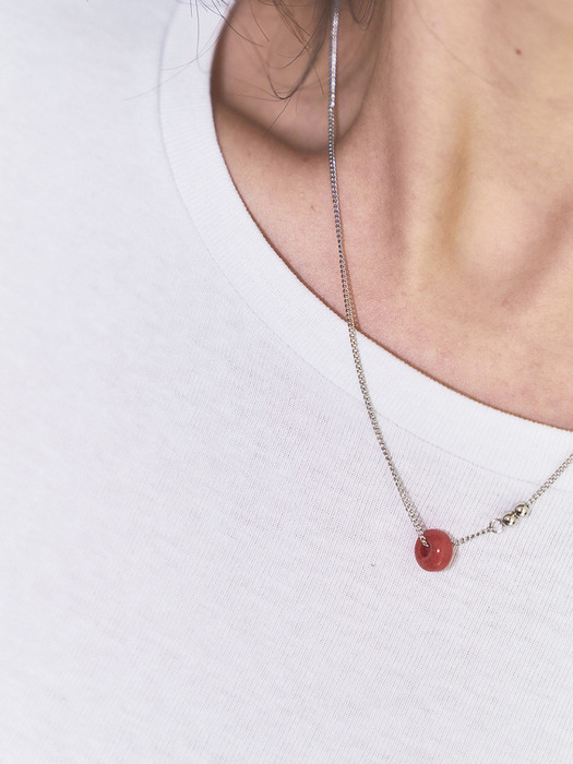 RED DONUT NECKLACE