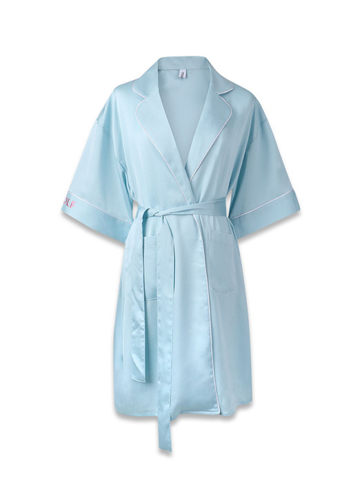 soft touch robe  skyblue
