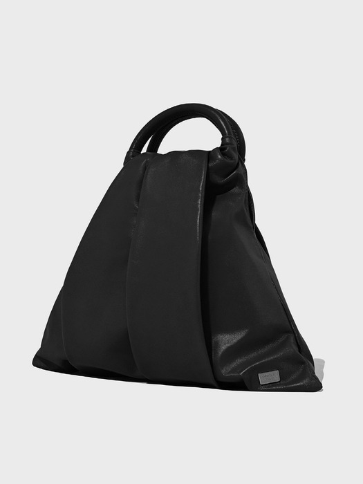 Clam mini tote bag BLACK