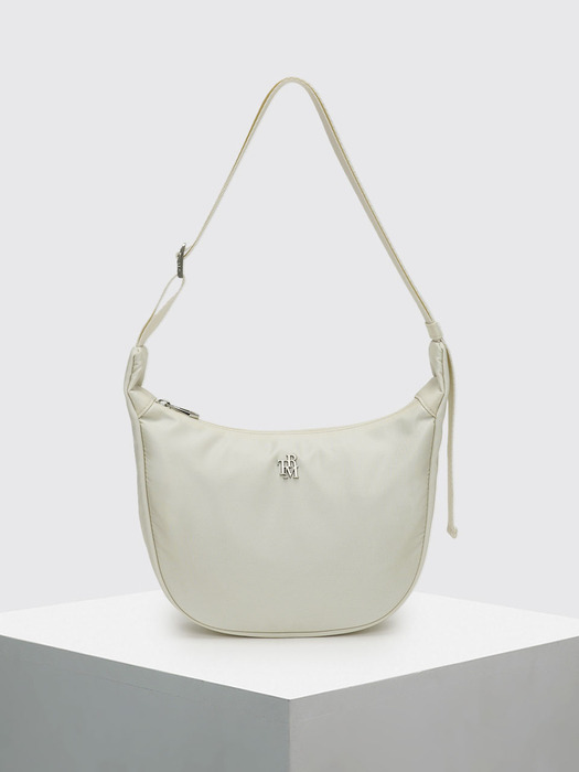 TRM Recycled Nylon Hobo Bag IVORY