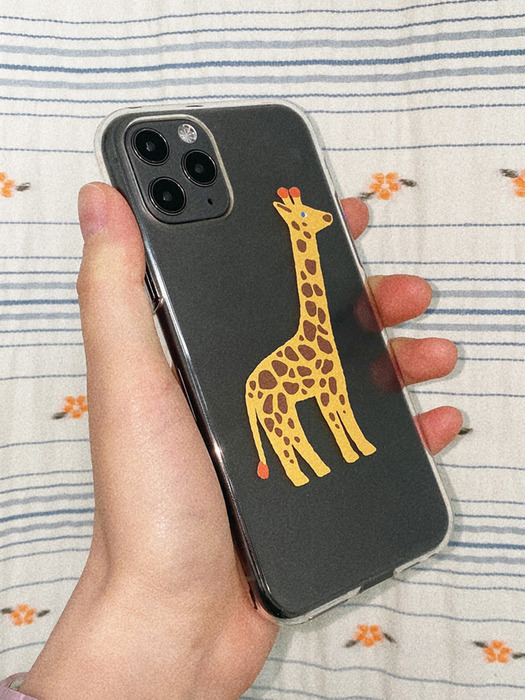 Giraffe Clear Jelly Phonecase