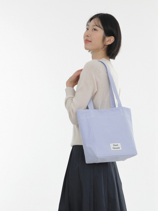 Brisa Canvas shoulder bag_Lilac