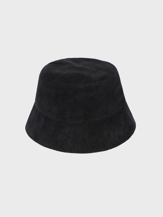 TERRY DEEP BUCKET HAT_BLACK