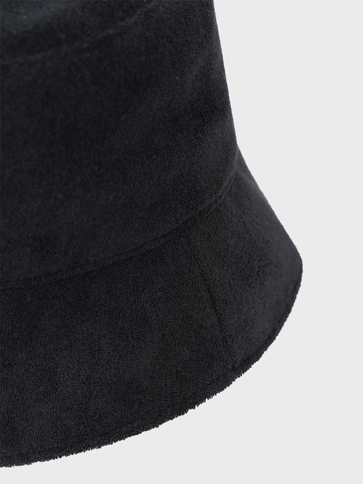 TERRY DEEP BUCKET HAT_BLACK