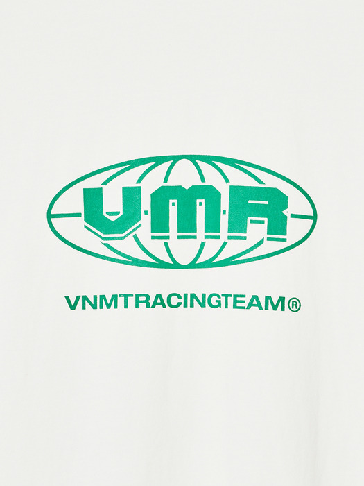 Racing logo supersize t-shirt_ivory