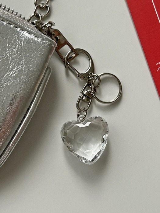 CLEAR HEART KEYRING_ 클리어하트키링 열쇠고리