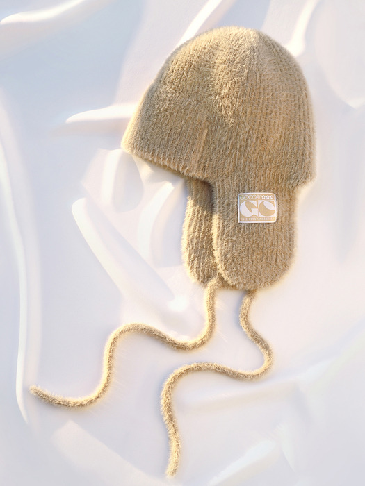 KNIT TROOPER HAT - BEIGE 니트 트루퍼햇