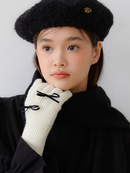 (선물포장) (HANDMADE) ribbon point gloves_COLORS