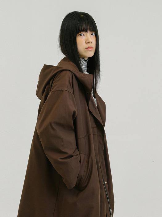 3m Thinsulate Overfit Padding Coat_Wine Brown