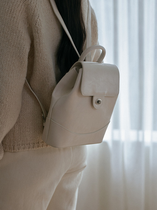 Sally Mini Backpack - Ivory