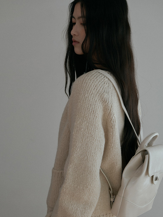 Sally Mini Backpack - Ivory