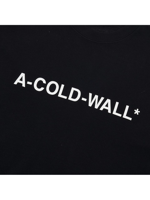 [어콜드월] 에센셜 로고 티셔츠 ACWMTS063 BLACK