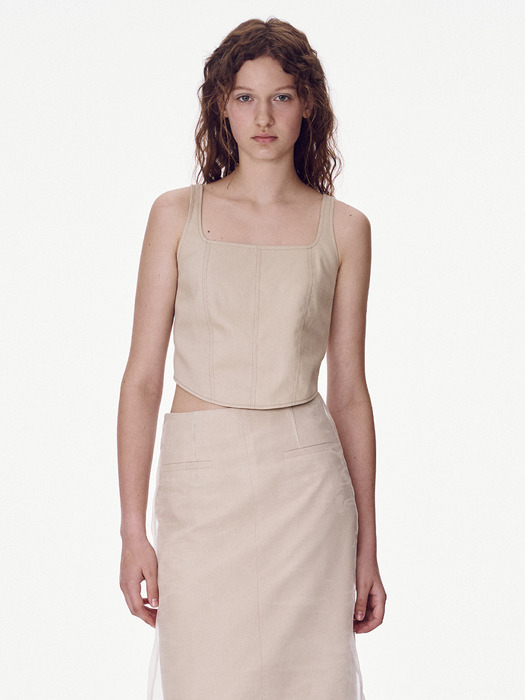 Urban Bustier, Light Beige