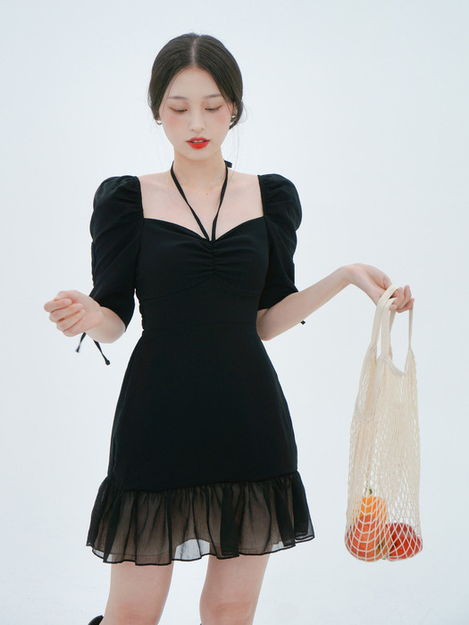 Popsicle bra-free dress (coke black)