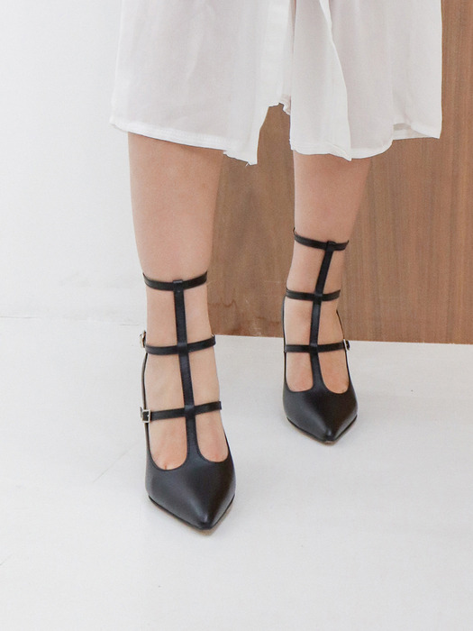 Triple strap pumps 2Colors