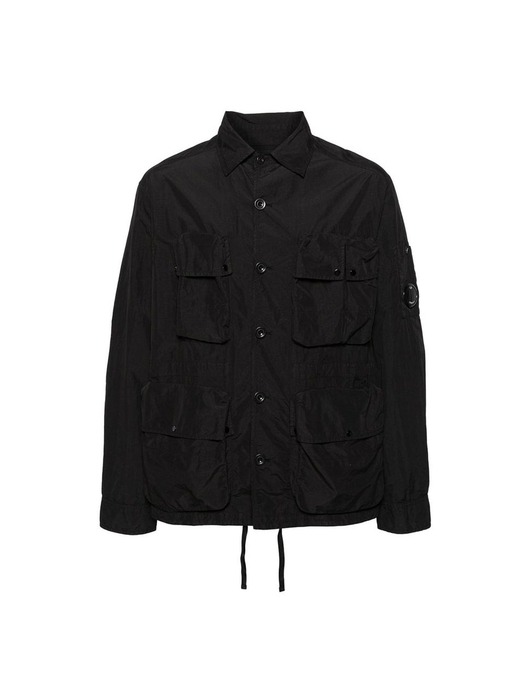 [CP컴퍼니] 24SS 16CMOS015A 005991G 999/ 남성 블랙 포켓 오버 셔츠 재킷