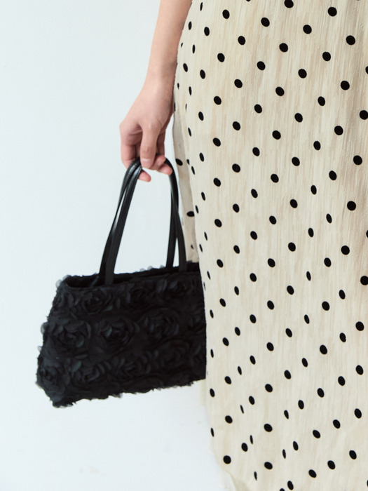 Gypsy Rose Tote Bag (Black)