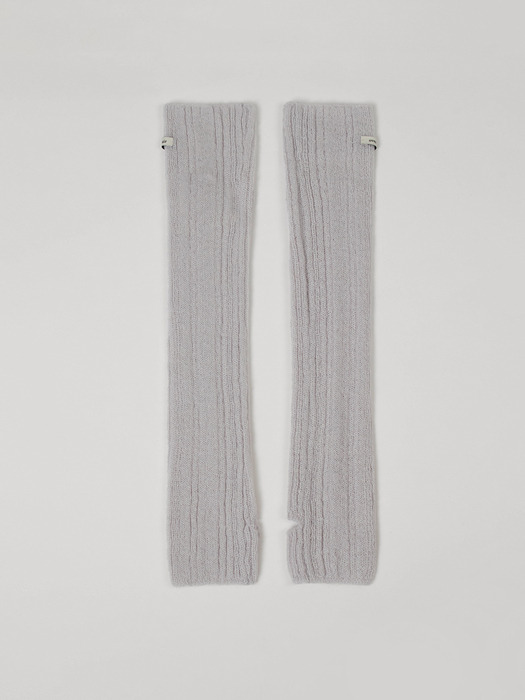 MOHAIR LEG AND ARM WARMERS_ASH GRAY